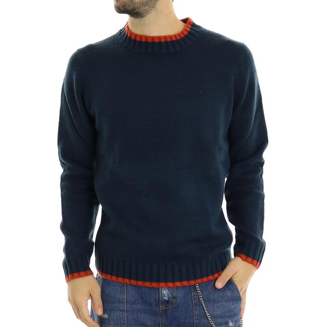 MAGLIA PROFILI A CONTRASTO SSEINSE - Mad Fashion | img vers.1300x/